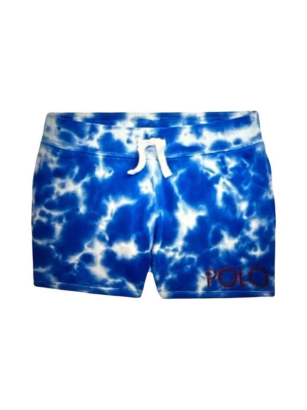 POLO RALPH LAUREN TERRY TIE-DYE SHORTS GIRLS.
